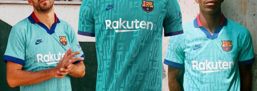 Barcelona 19/20 Third-Away Blue Soccer Jersey