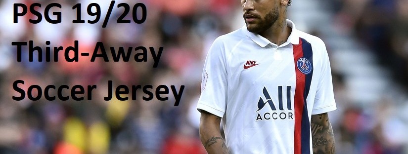 Neymar wearing PSG Third-Away Jersey
