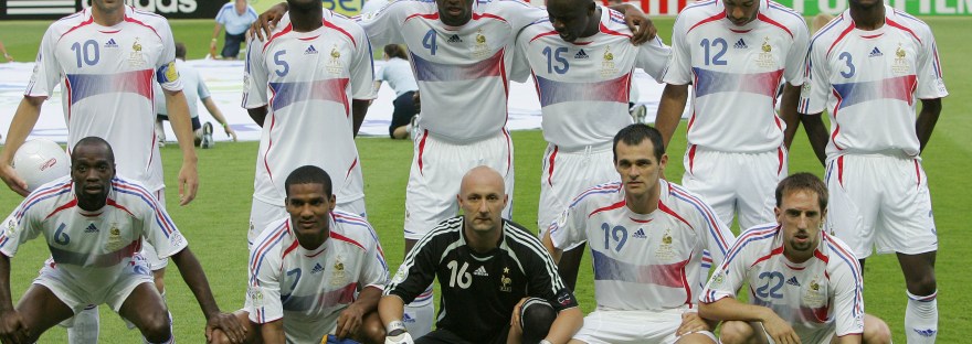 France 2006 Soccer Team Players on their Away Jersey